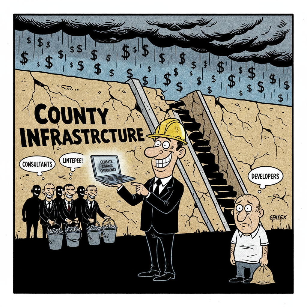 COUNTY TO HOST EL NIÑO MEETING, PREPARING TO BLAME TRUMP FOR WEATHER