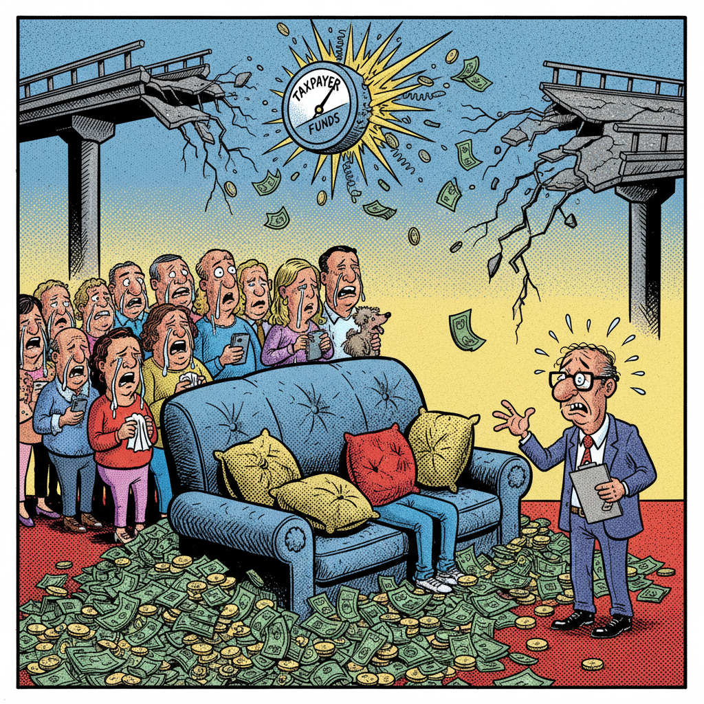COUNTY TO TOSS MORE TAX DOLLARS DOWN THE THERAPY HOLE!