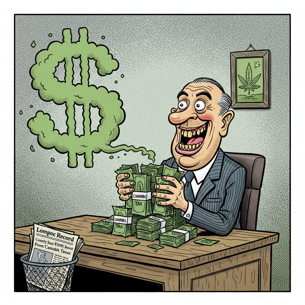 COUNTY TOKES UP ON YOUR TAX DOLLARS, CLAIMS 'SURPLUS' FROM POT