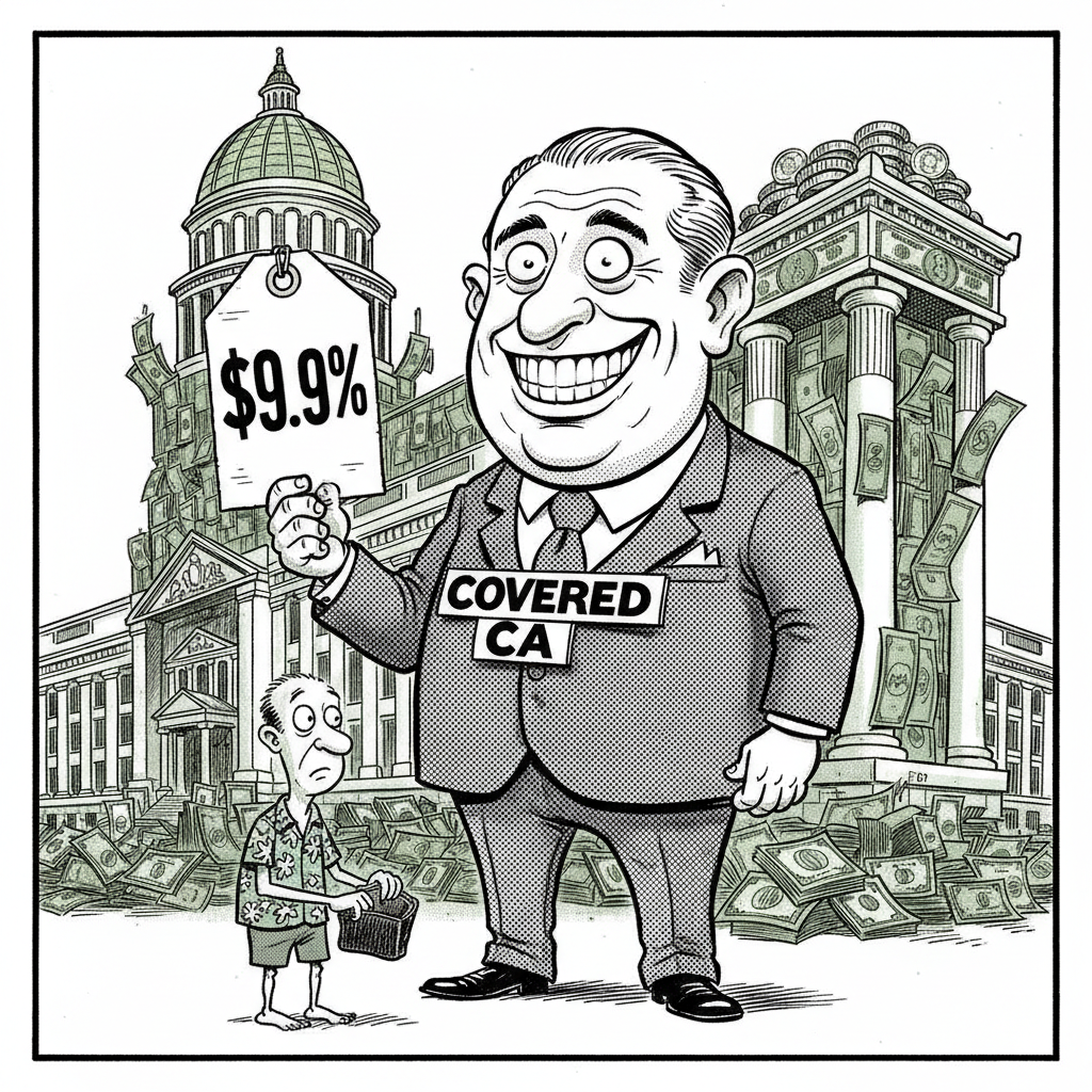 COVERED CA: ANOTHER YEAR, ANOTHER TEN PERCENT PAIN!