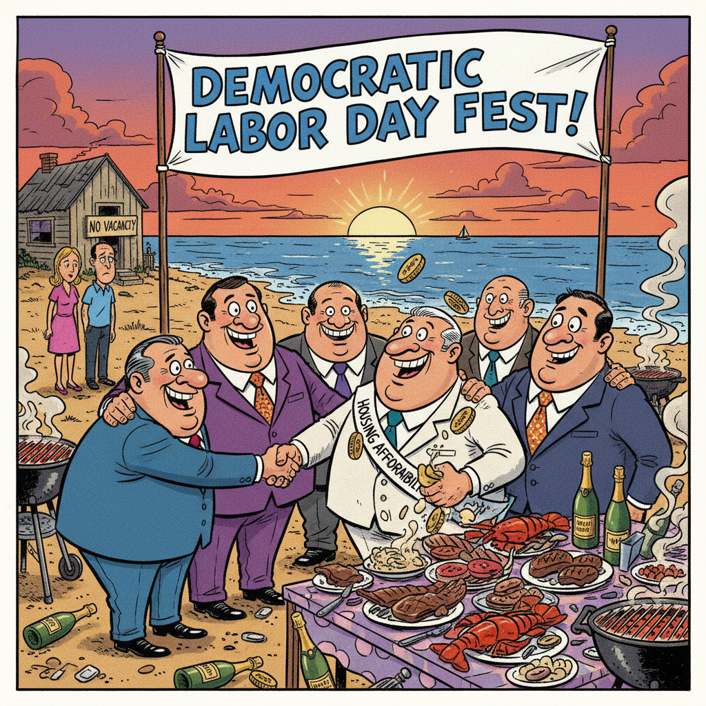 DEMOCRAT LABOR DAY BASH: UNION BOSSES & CANDIDATES TOAST TAXPAYER-FUNDED DISASTER