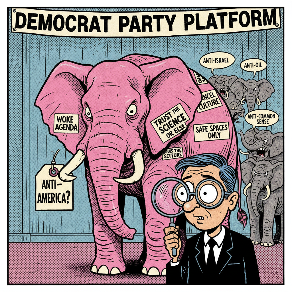 DEMOCRATS: ANTI-ISRAEL? NO, JUST ANTI-ANYTHING-THAT-ISN'T-WOKE!