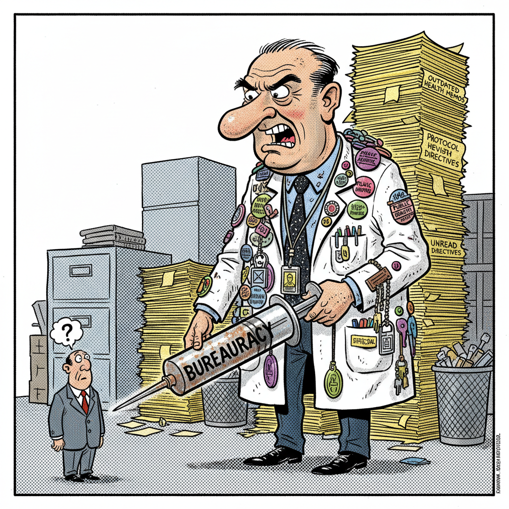 DISEASE OUTBREAK? OR JUST ANOTHER BUREAUCRATIC INCOMPETENCE SPREE?