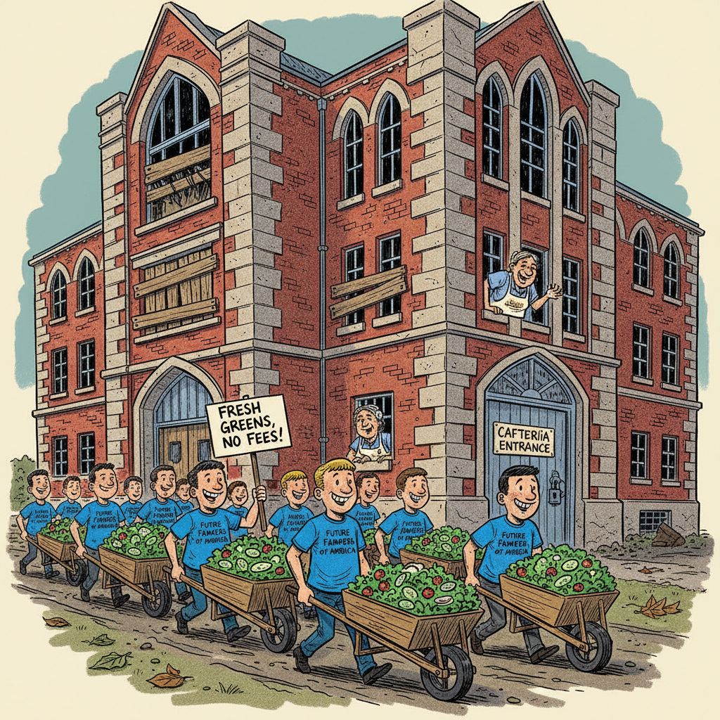 DO-GOODERS SHAME SCHOOLS WITH SALAD HANDOUTS: IS LUNCH LADY UNION NEXT?