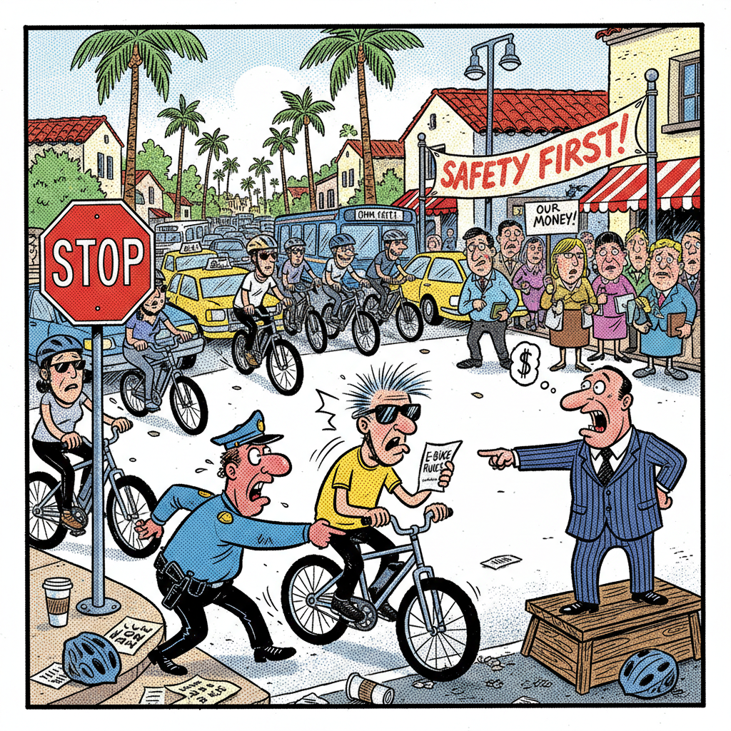 E-BIKE MAYHEM: LOCAL LEFTISTS BLAME BICYCLES, NOT THE BRAINS PEDALING THEM