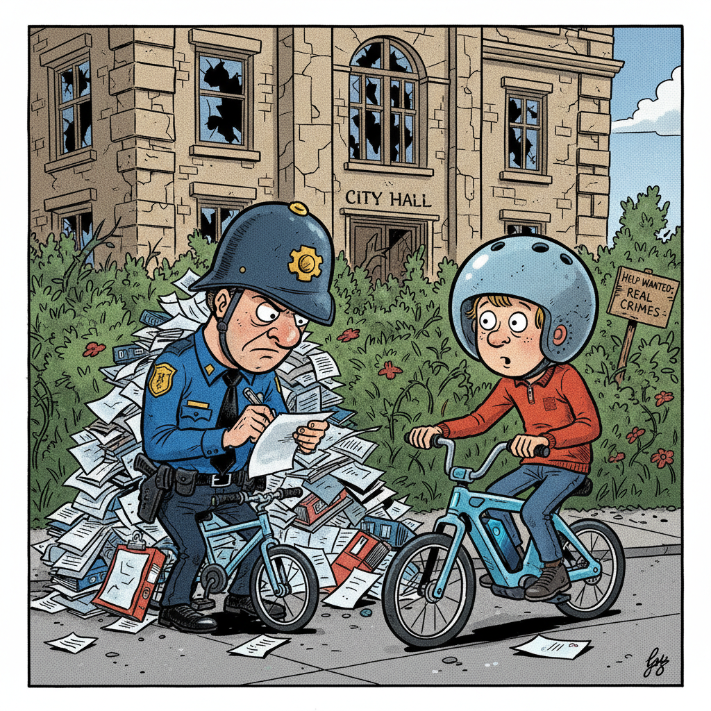 E-BIKEGEDDON! CITY'S LATEST 'CRISIS' REQUIRES A WHOLE NEW BUREAUCRACY
