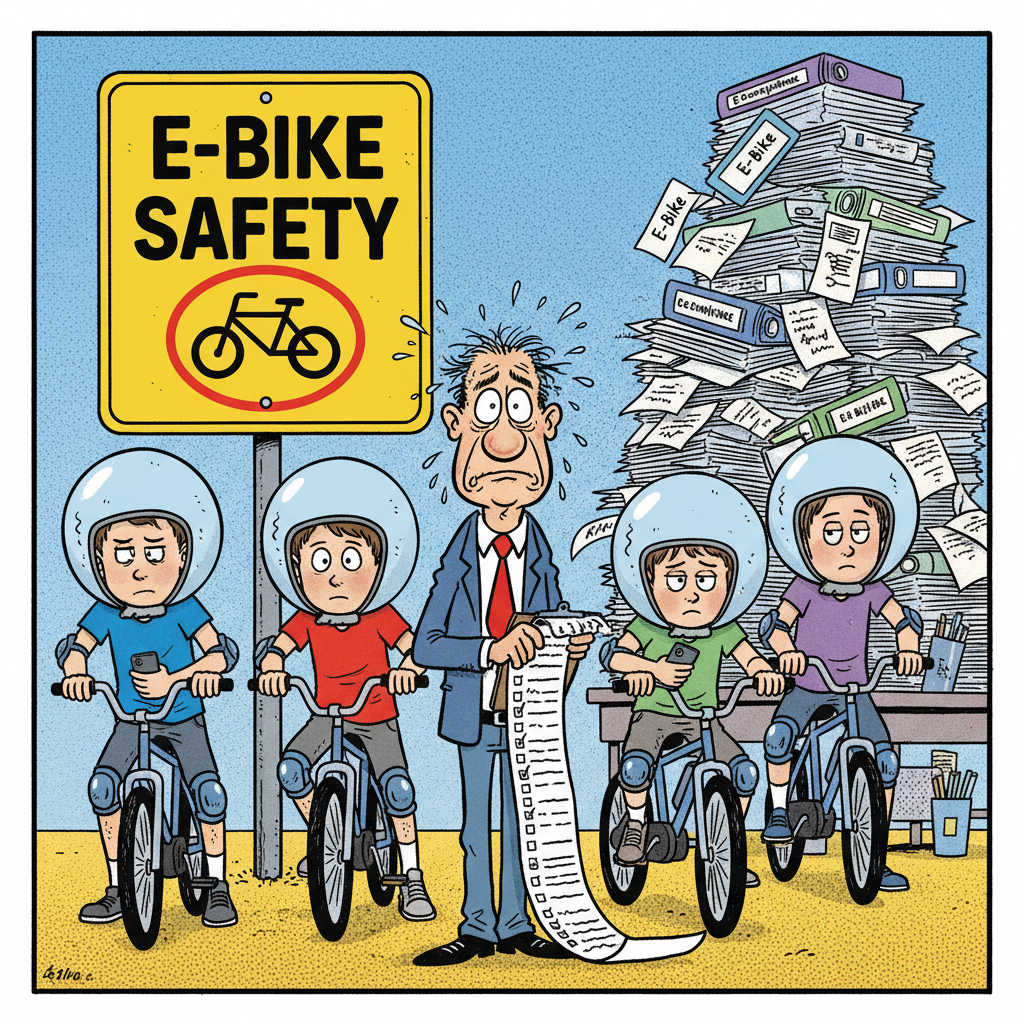 E-BIKES? TRY E-BRAINS! UNIFIED SCHOOL DISTRICT TEACHES KIDS TO PEDAL IN CIRCLES