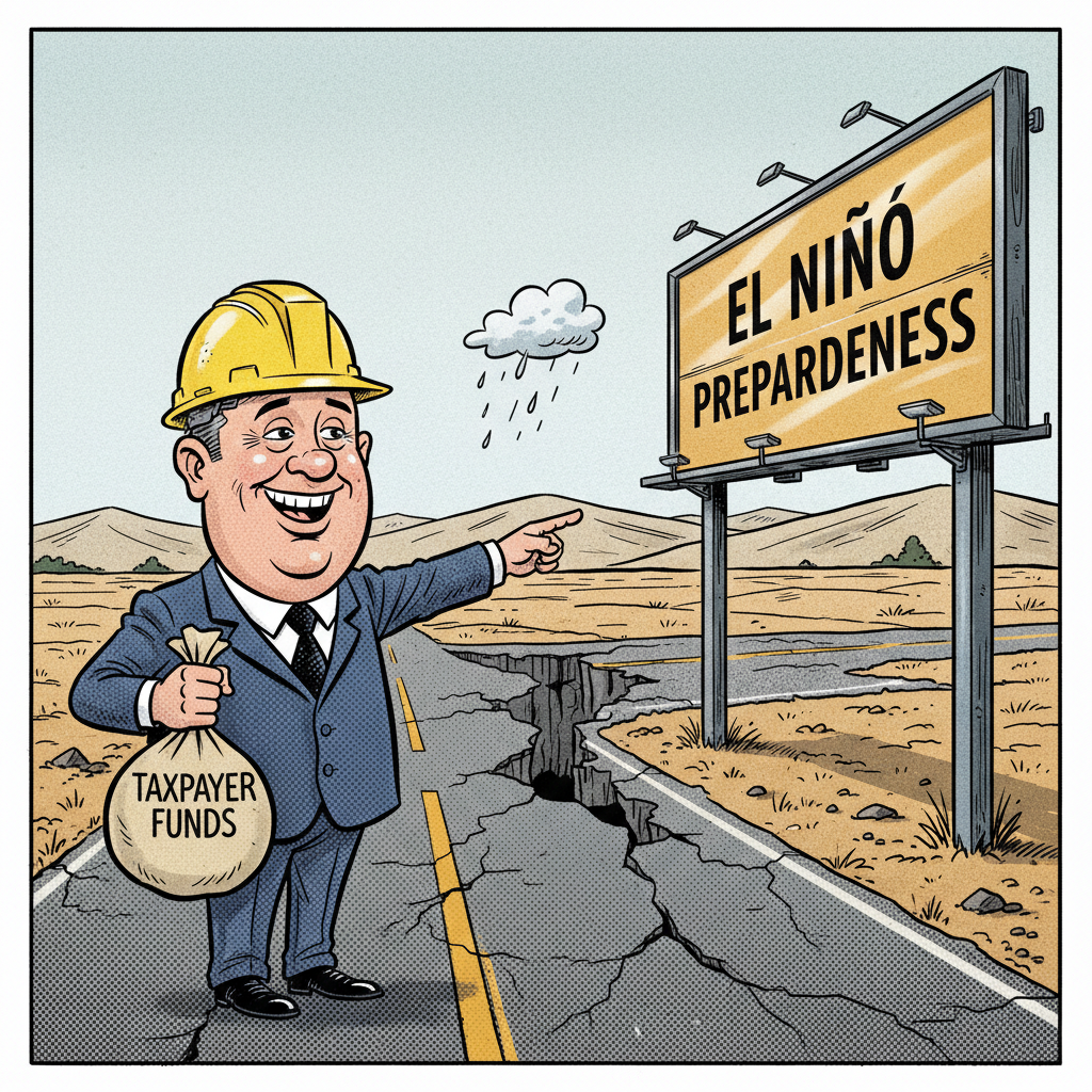 EL NIÑO SCAREMONGERING RETURNS: TAXPAYER FUNDS TO EVAPORATE WITH 'ABOVE NORMAL PRECIPITATION'