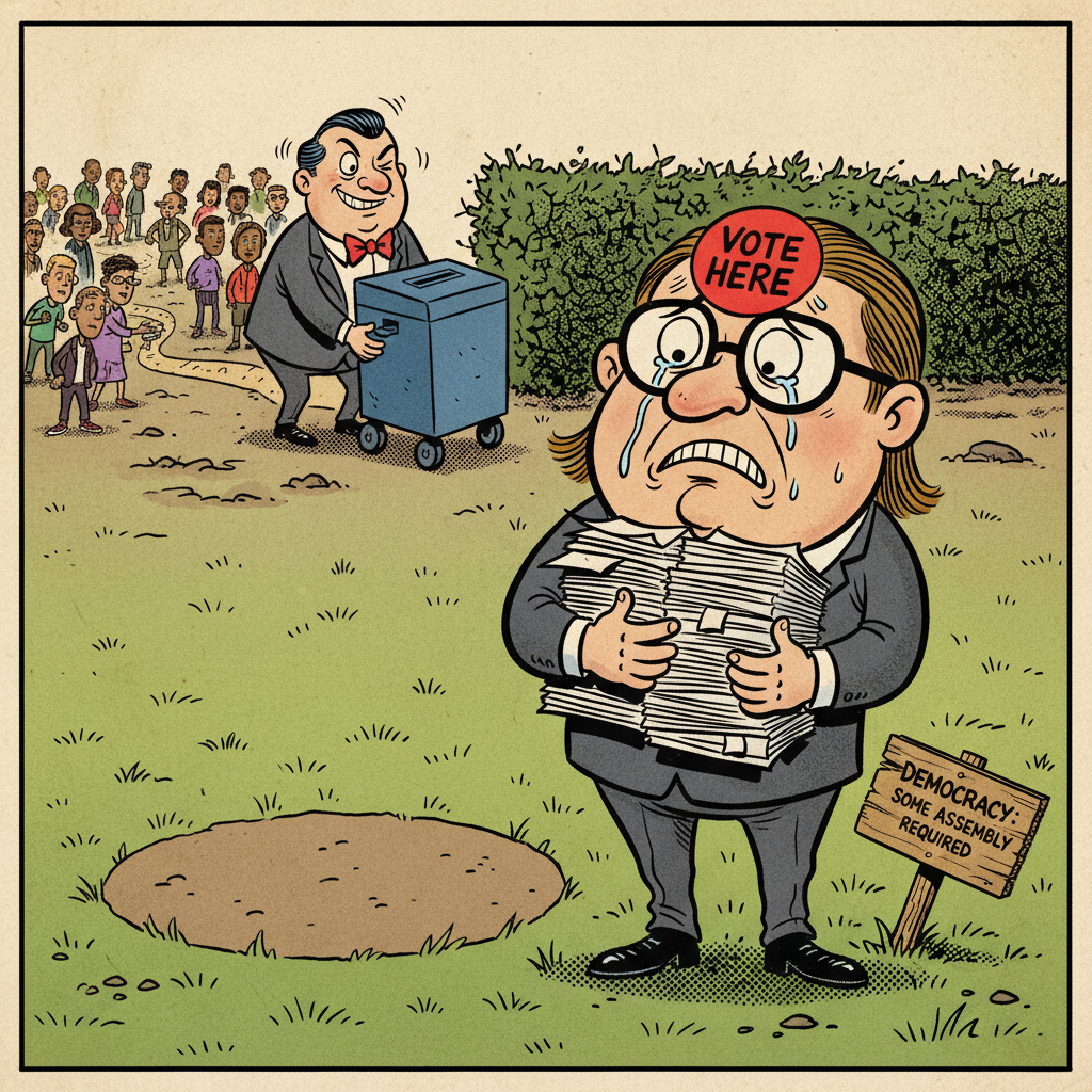 ELECTION INTEGRITY?: LEFTIES SUDDENLY INTERESTED IN BALLOT DROP-BOXES, FINDS WHIPPING POST
