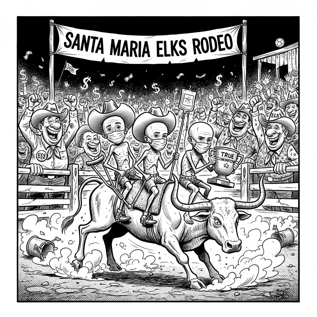 ELKS RODEO: 'CHAMPION' CANCER KIDS GET BOOBY PRIZES, ADULTS GET DRUNK
