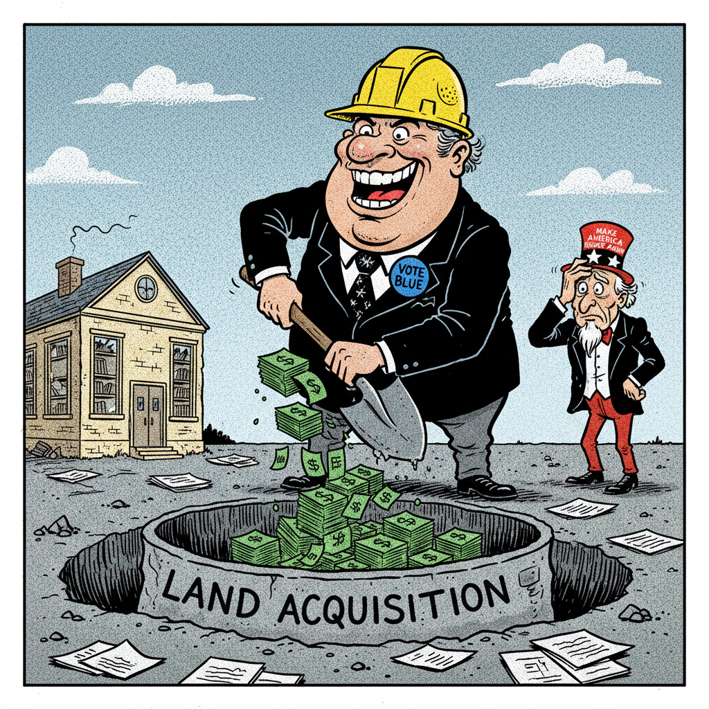 FED CASH FOR BOOKS? OR ANOTHER COUNTY LAND GRAB!