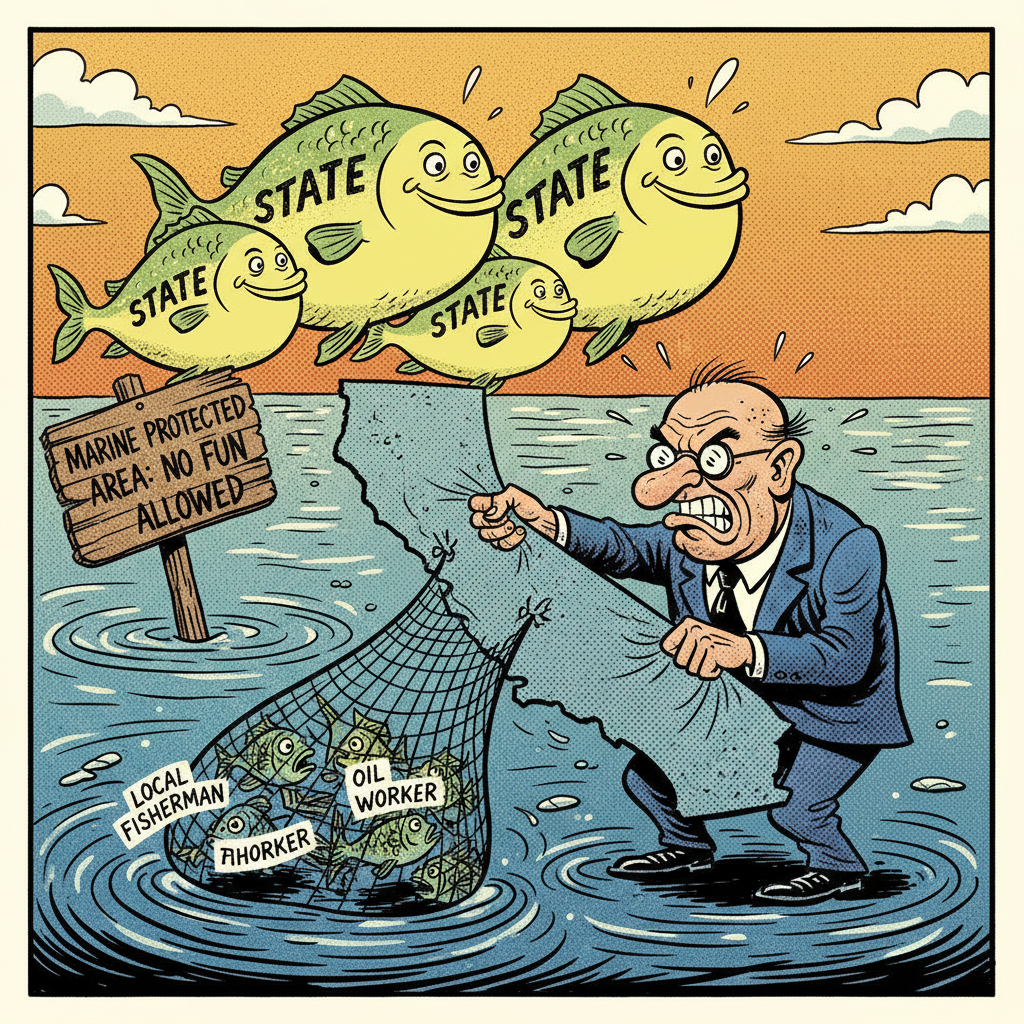 FIN-ALLY! MORE BUREAUCRATIC BARRIERS TO FUN & FREEDOM! (OR FISH)