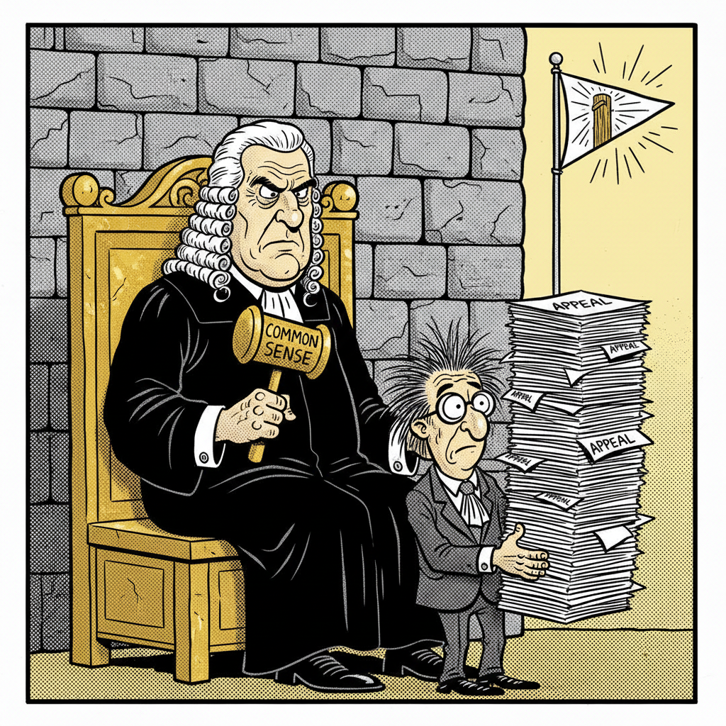 FINALLY, A JUDGE DENIES A CRIMINAL'S 'GET OUT OF JAIL FREE' CARD!