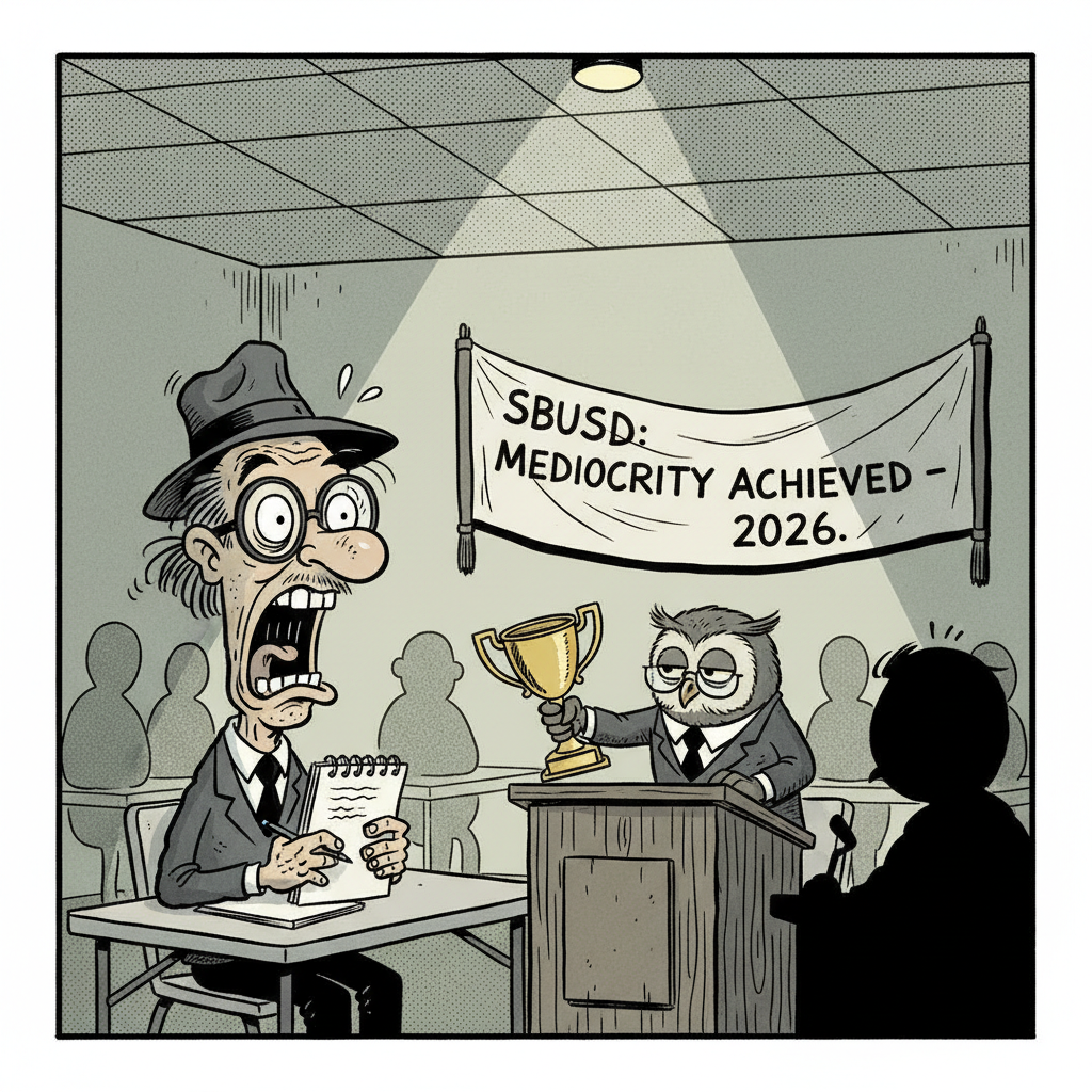 FINALLY, A SCHOOL BOARD MEETING THAT DIDN'T INDUCE COMA! SAYS LOCAL SCRIBE
