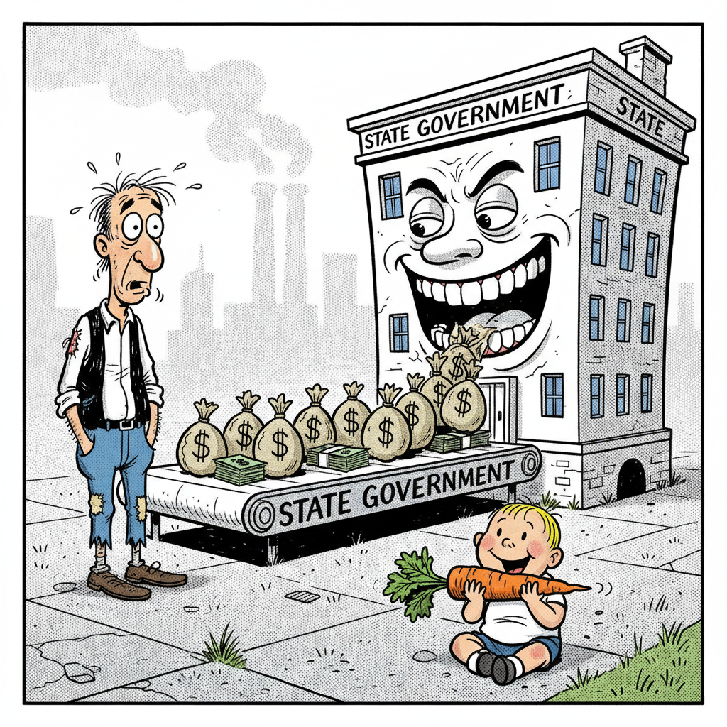 FINALLY, A STATE PROGRAM WHERE KIDS EAT THE FOOD... AFTER TAXPAYERS DIGEST THE BILL!
