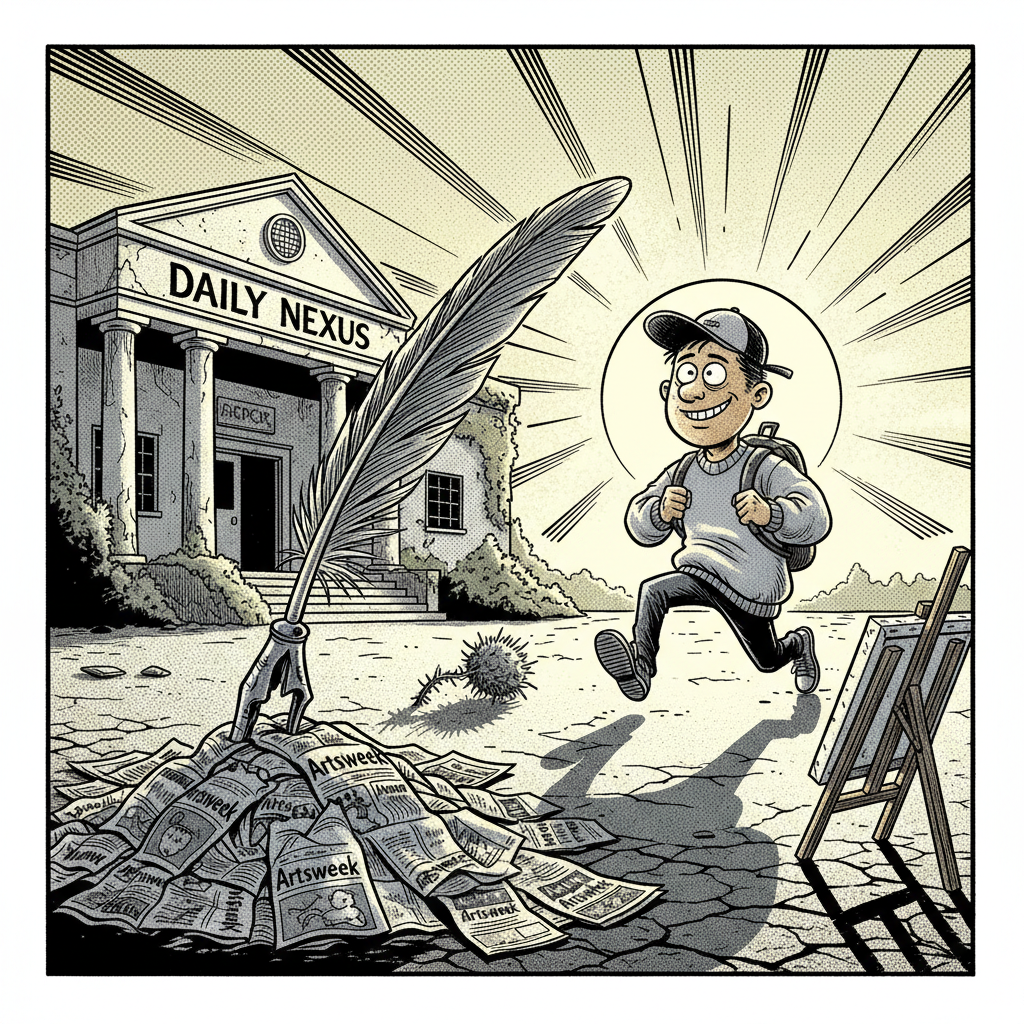 FINALLY! ARTSWEEK EDITOR ABANDONS SINKING SHIP; REAL JOURNALISM WAITS!