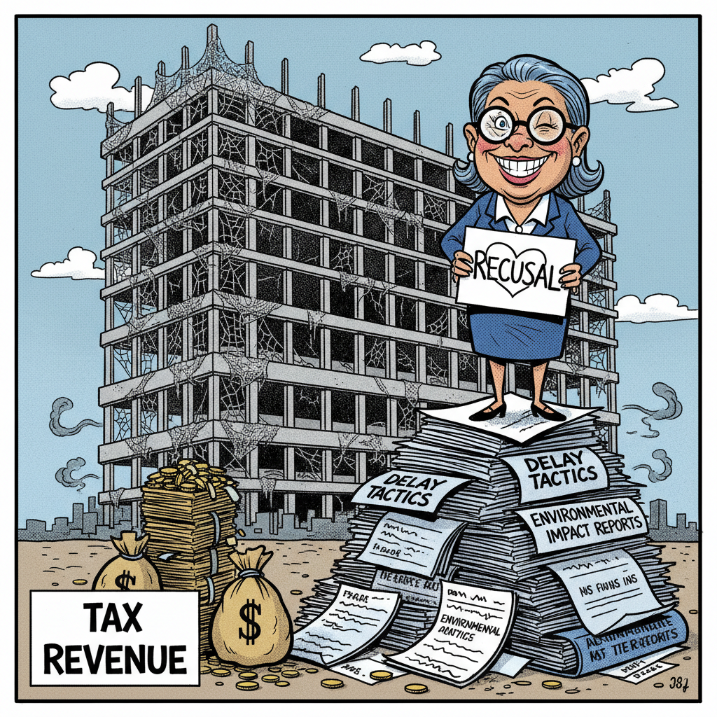 FINALLY! DEM BUREAUCRAT DISCOVERS 'CONFLICT OF INTEREST' AFTER PROJECT DELAYS