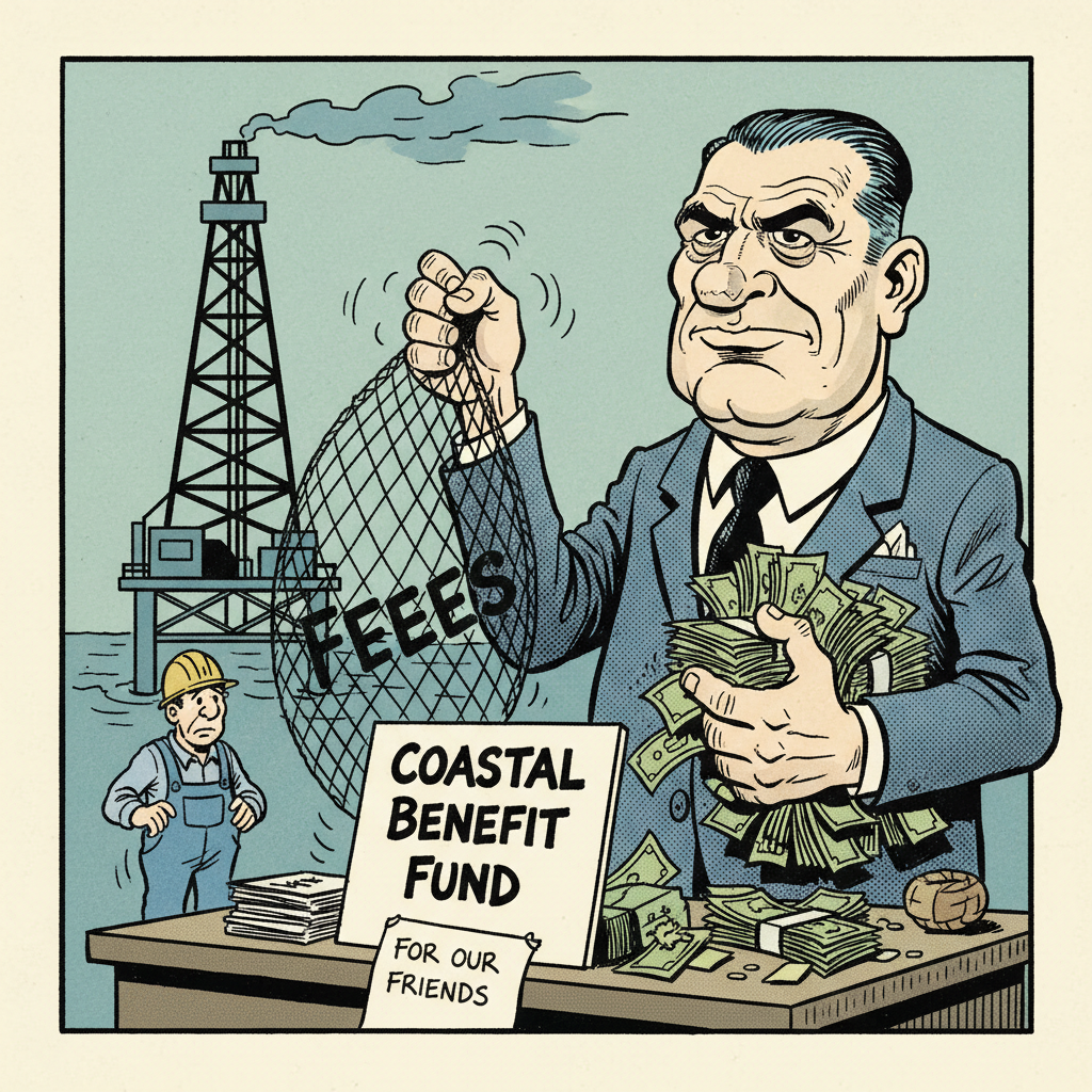 FINALLY, SOME OIL FLOWS, SO THE COUNTY MUST TAX IT! SANTA BARBARA'S GREEN TAX GRAB