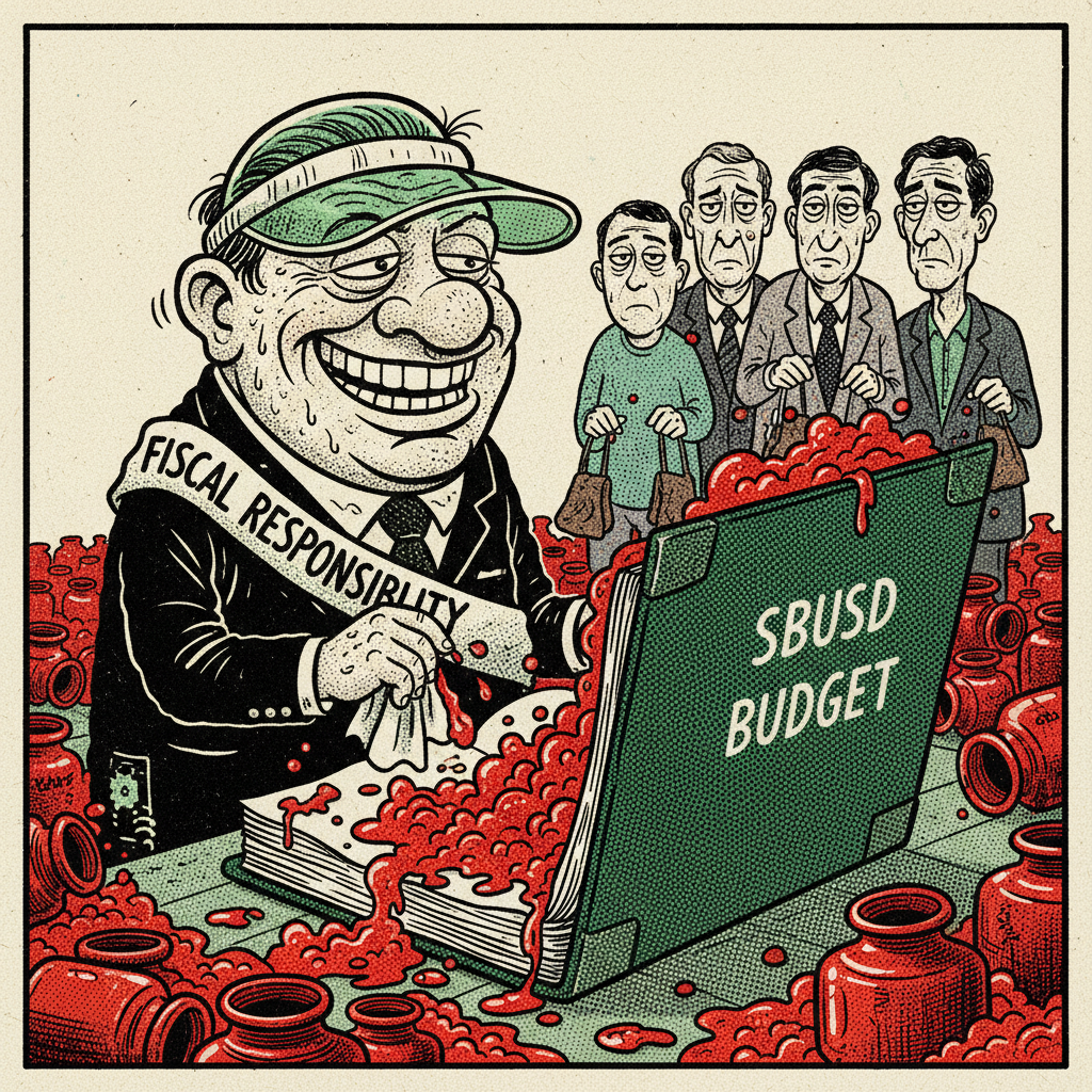 FINANCIAL 'WIZARDS' AT SBUSD CLAIM BUDGET MIRACLE, TAXPAYERS STILL ON THE HOOK