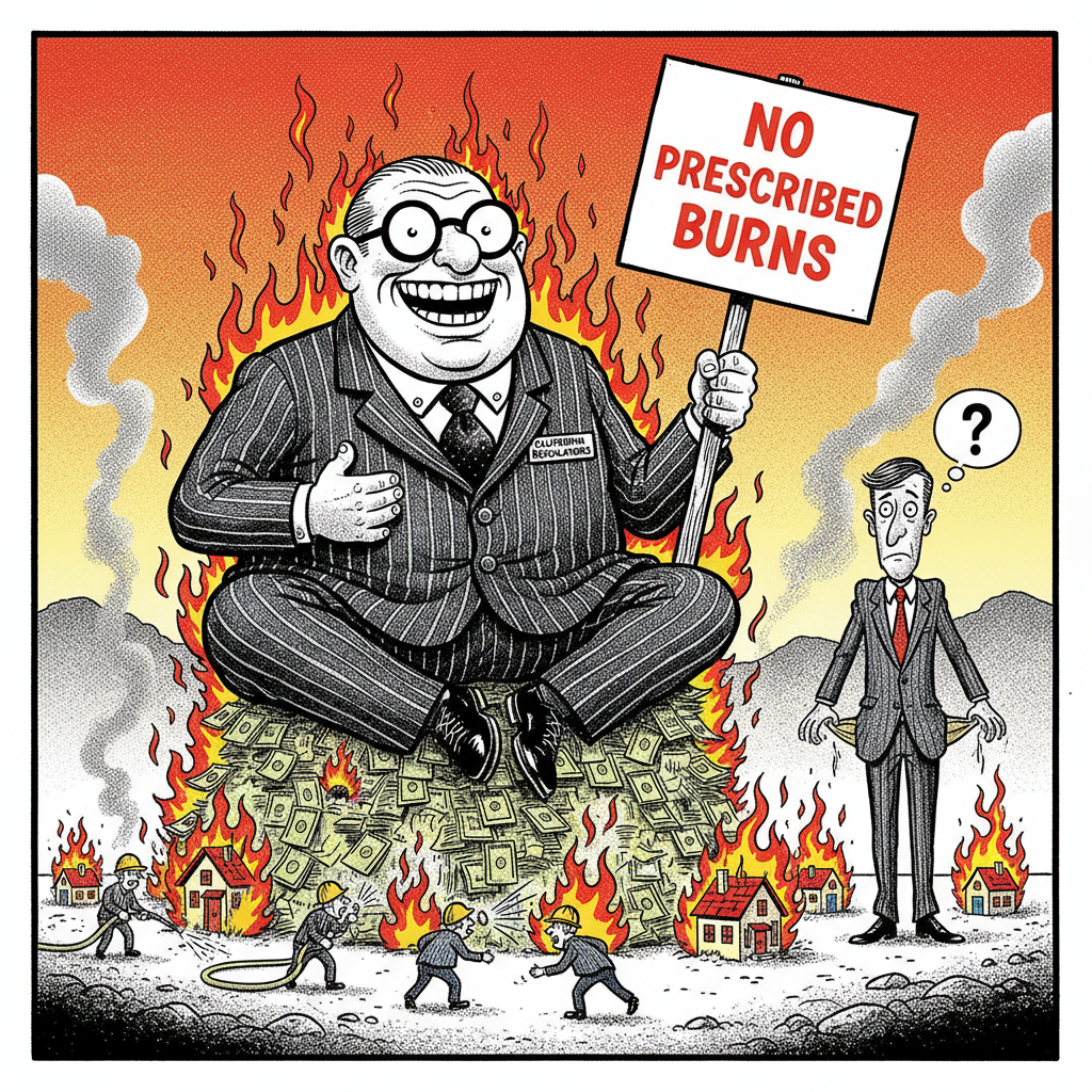 FIRE INSURANCE FOLLIES: BUREAUCRATS BURN YOUR MONEY, NOT WILDFIRES!