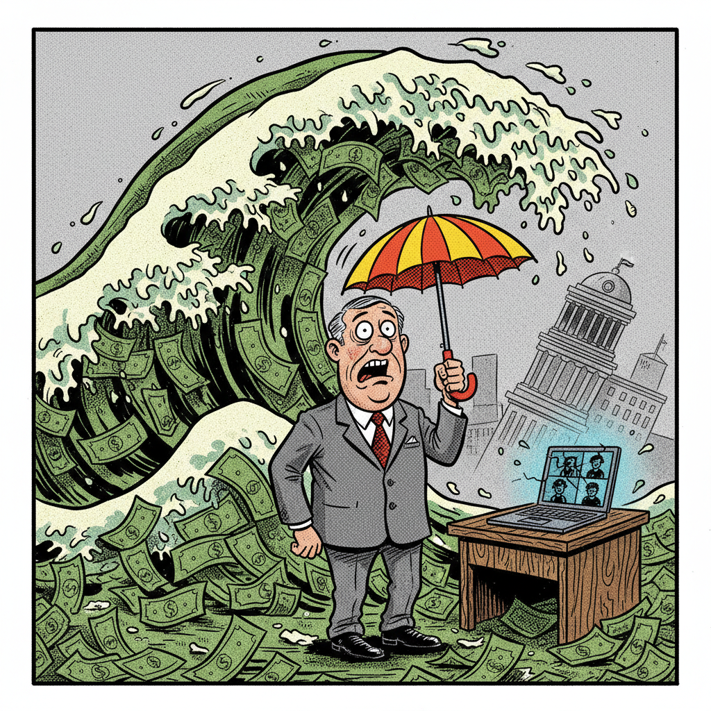 FORECAST: MORE VIRTUAL HOT AIR THAN ACTUAL RAIN