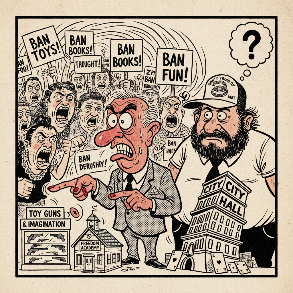 GOLETA COUNCIL'S HYSTERIA: FEARS FIREARMS, FORGETS FREEDOM (AND FACTS)