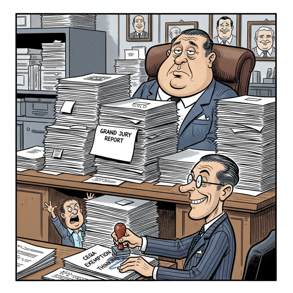 GRAND JURY RATTLES CAGE, BOS STILL ASLEEP: IS IT A 'PROJECT' TO READ A REPORT?
