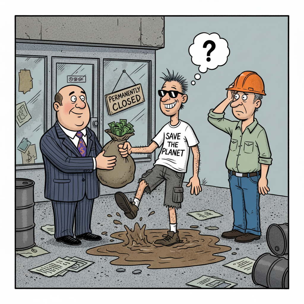 GREEN GANGSTERS SHAKE DOWN SMALL BIZ! 'CLEAN WATER' RACKET ROLLS ON