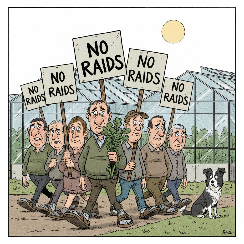 GREEN GESTAPO GETS GRIEVANCE: ACTIVISTS MARCH FOR 'RAID' REMEMBRANCE!