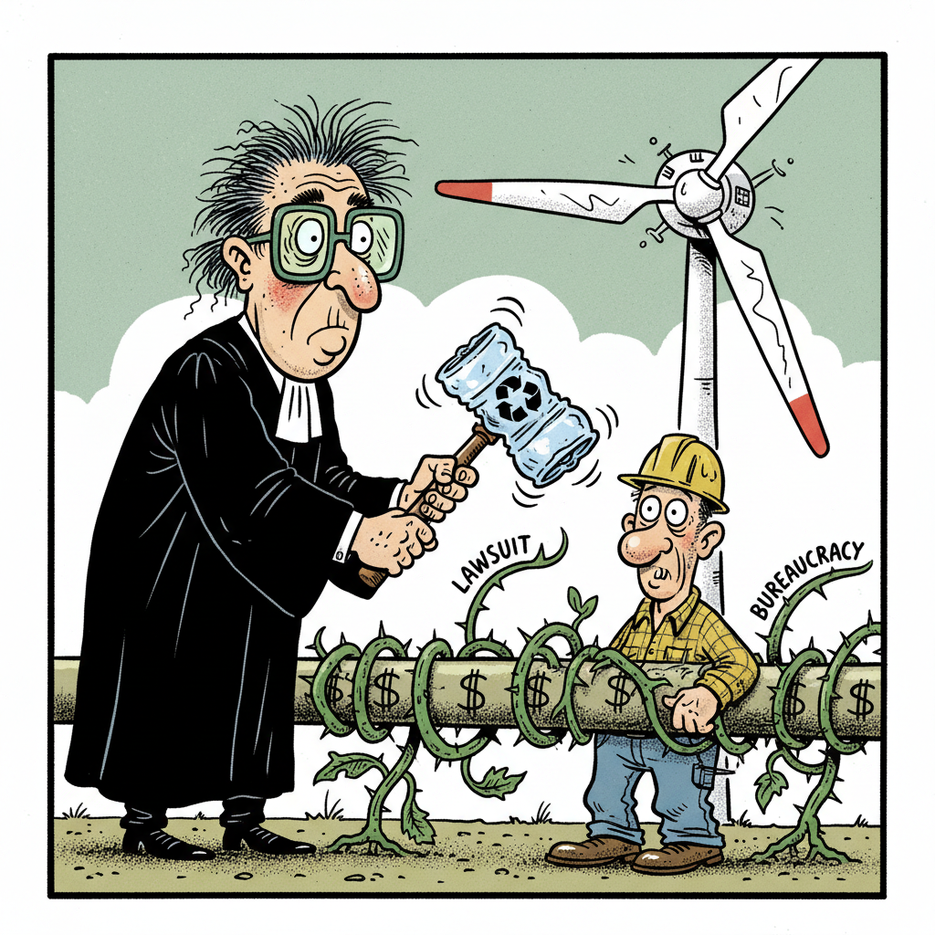 GREEN GRAPES OF WRATH: LEFTIES STILL FUMING OVER OIL PIPELINE!