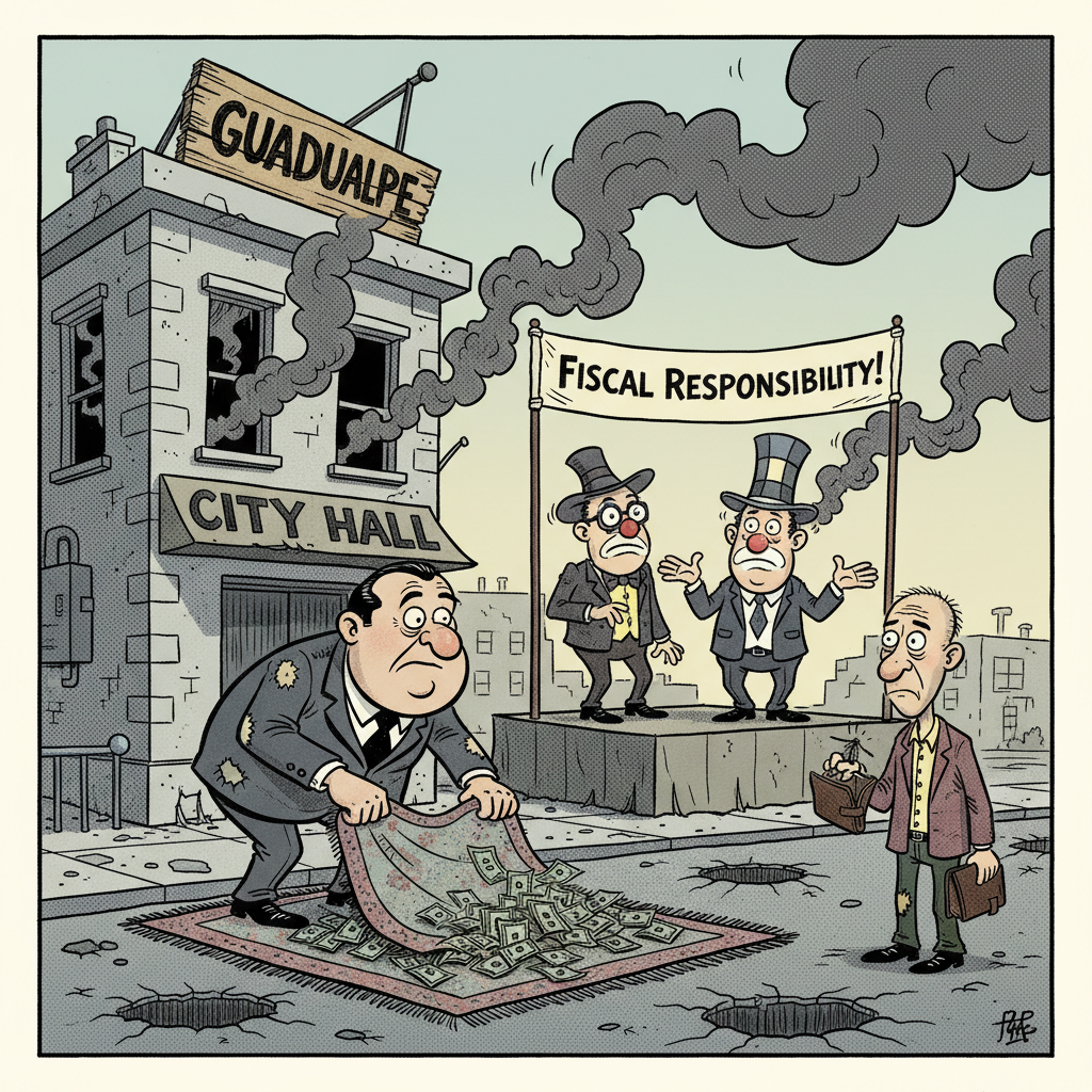 GUADALUPE'S FISCAL FIASCO: CANDIDATES DEBATE HOW TO AFFORD BASIC CITY FUNCTIONS