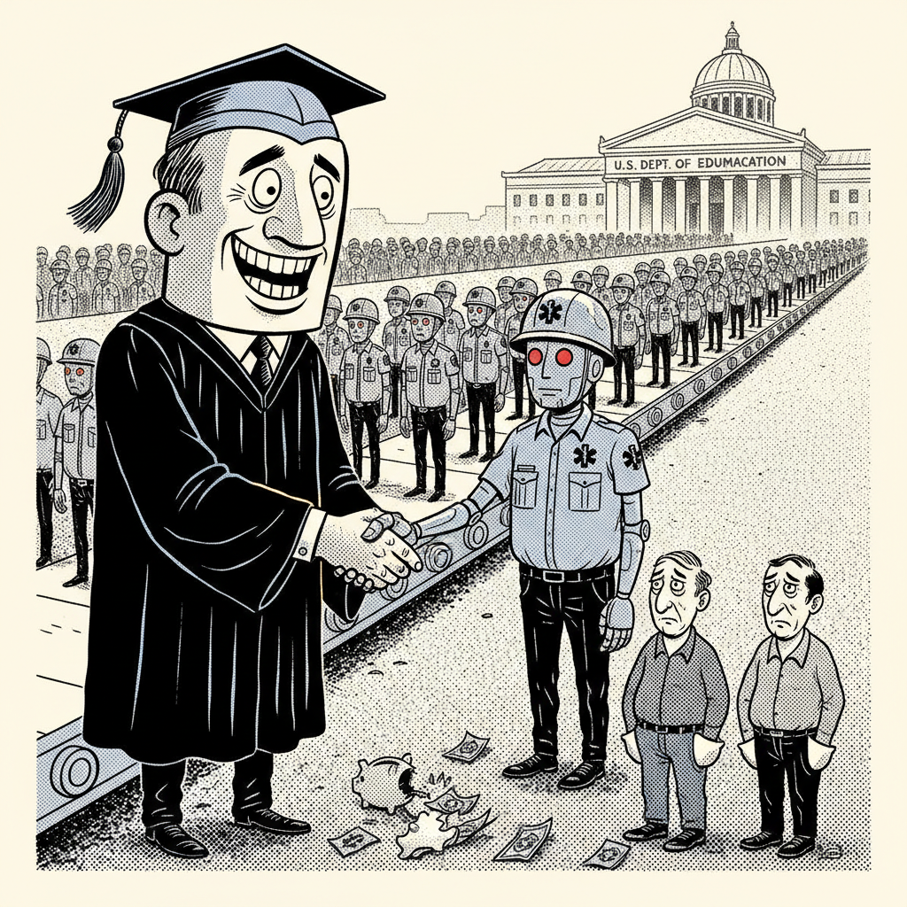 HANCOCK COLLEGE: CRANKING OUT MORE GOV'T WORKERS! TAXPAYERS, REJOICE!