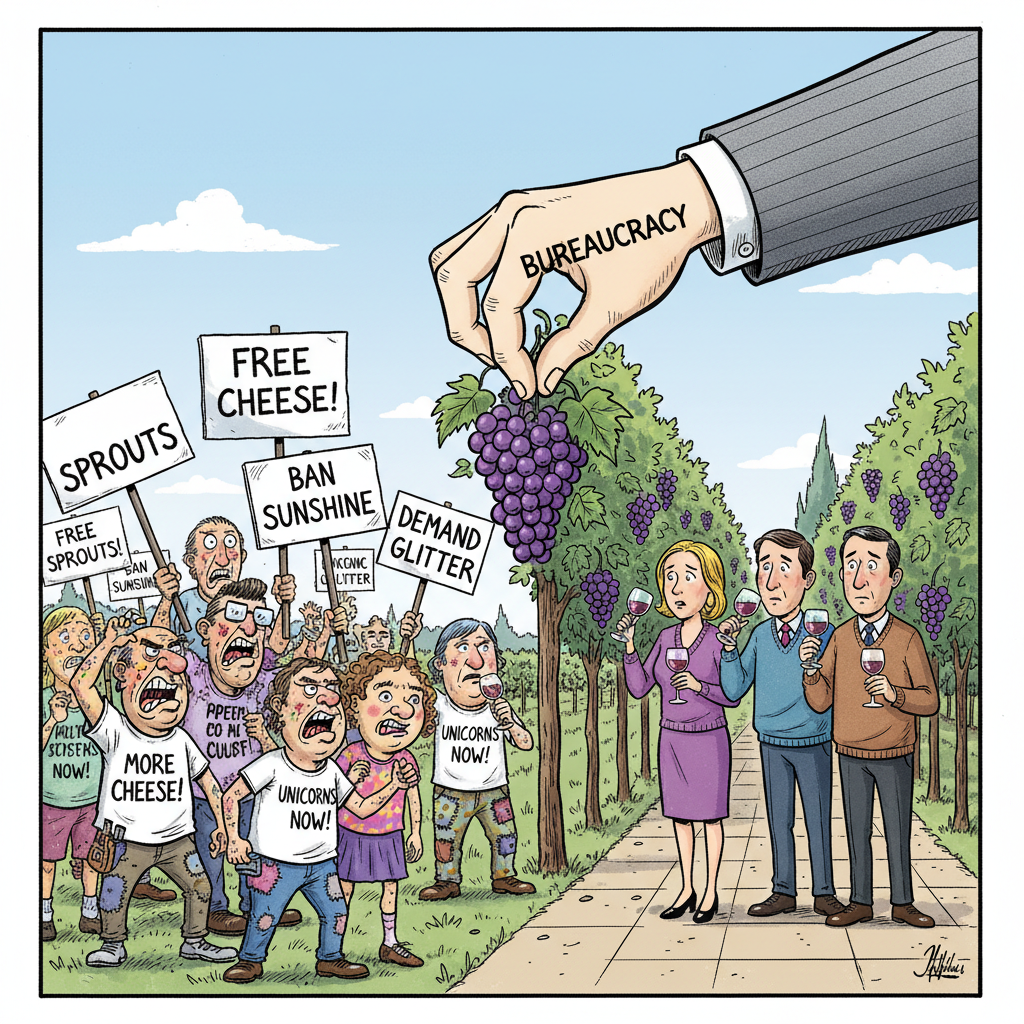 HARVEST OF HYPOCRISY: LOMPOC 'WINE AND WHINE' FEST ATTACKED BY WOKE WAGE MOB!
