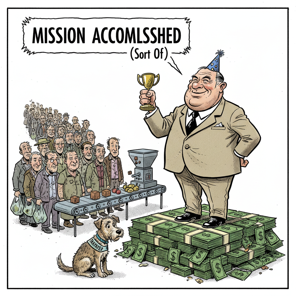 HOMELESSNESS 'PROGRESS,' SAYS WHIFFING COUNTY! TAXPAYERS STILL OPEN WALLETS!