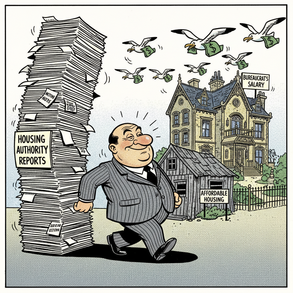 HOUSING AUTHORITY HEAD EXITS: LEFTIST HOUSING POLICIES A SMASHING SUCCESS!