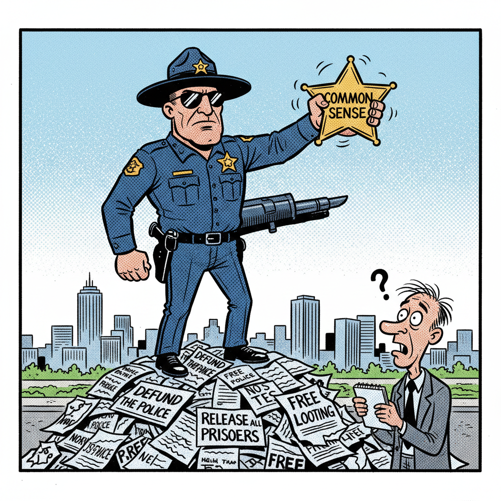 HUDDLE UP! FINALLY, AN ADULT IN THE ROOM FOR CALIFORNIA LAW ENFORCEMENT