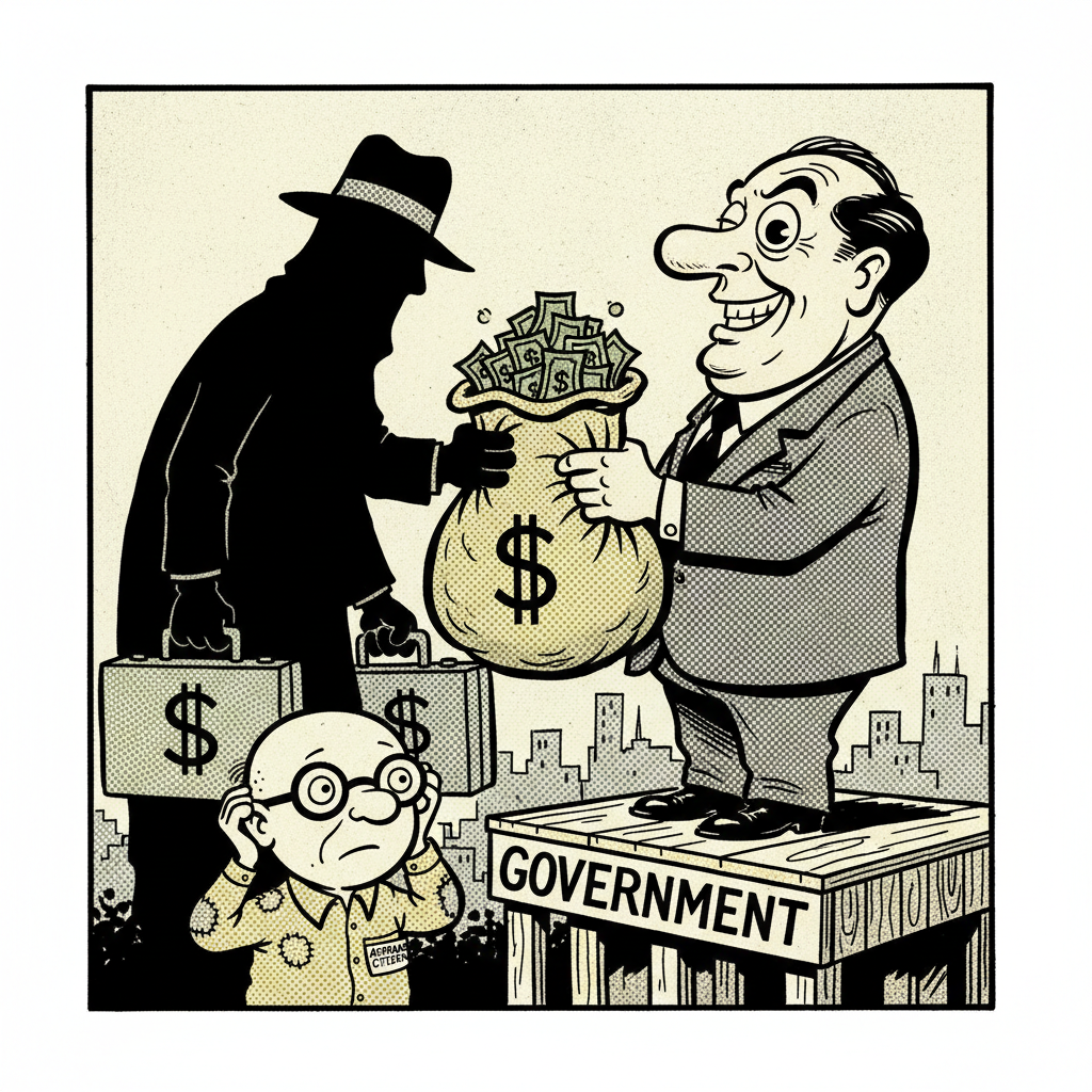 INDEPENDENT DISCOVERS 'CORRUPTION' - ONLY TO BLAME YOU, PEASANT!