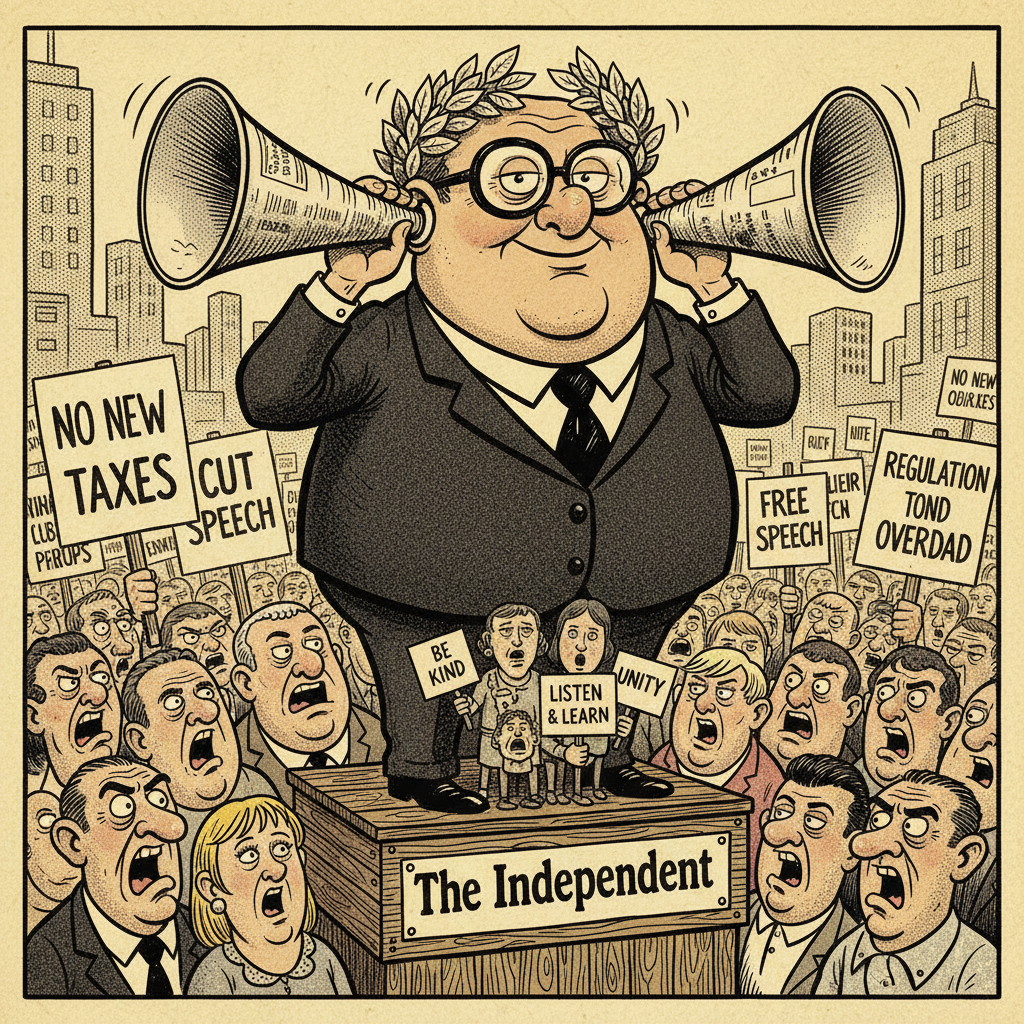 INDEPENDENT DISCOVERS 'VOICES' – SHOCKER! – THEN BLAMES YOU FOR DIVISION