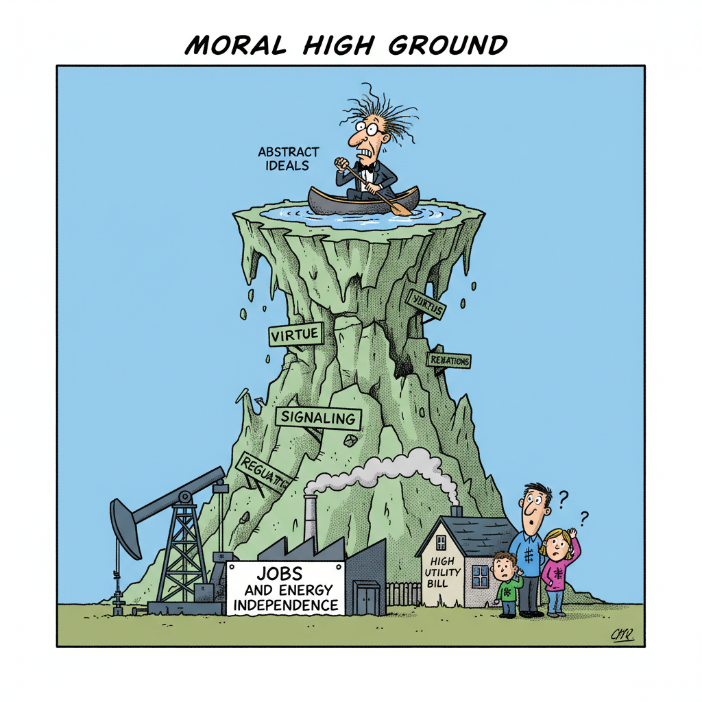 INDEPENDENT'S MORAL HIGH GROUND: IS IT THE LOCAL POT SHOP'S ROOFTOP?