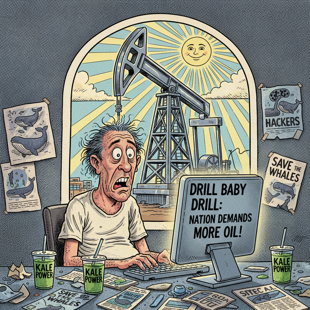 INDEPENDENT'S 'MORE OIL' HEADLINE SHOCKS GREEN ELITE: ARE THEY FINALLY WAKING UP?
