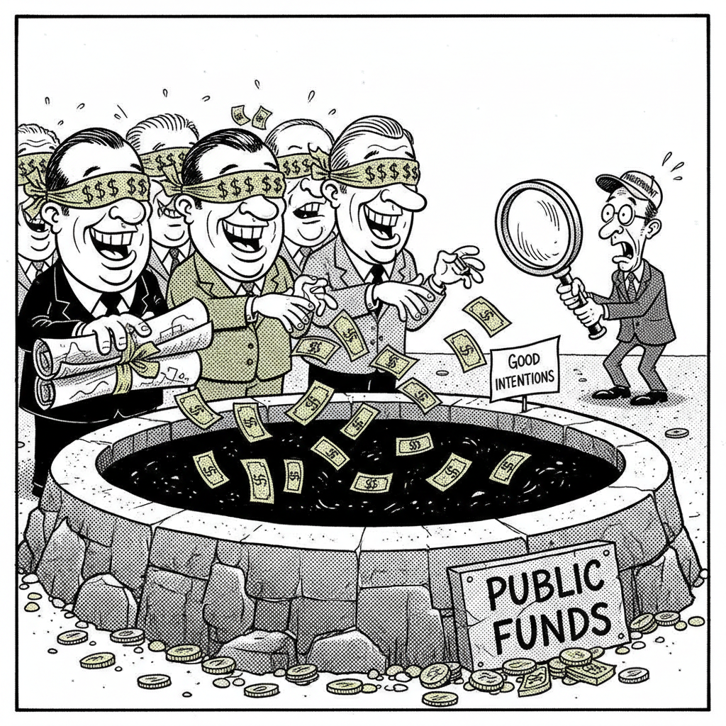 INDEPENDENT'S SHOCKING REVELATION: PUBLIC MONEY SHOULD BE PLANNED! NEXT UP: WATER IS WET!