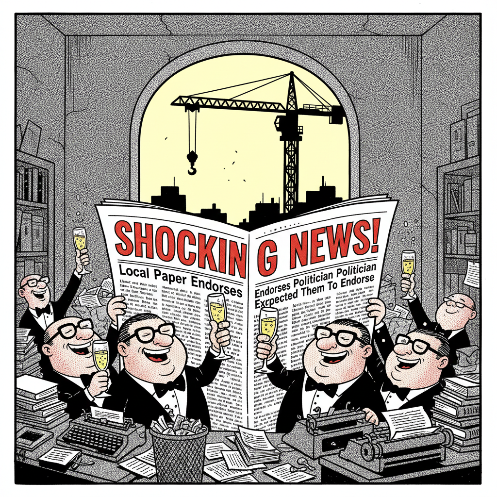 INDEPENDENT SHOCKS! ENDORSES… A DEMOCRAT? FILM AT 11 (IF THE GRID HOLDS)