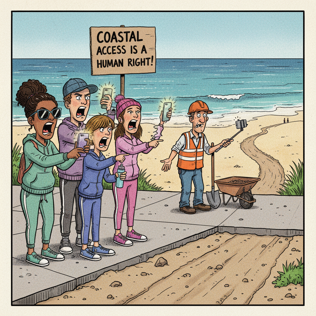 ISLA VISTA'S 'COASTAL ACCESS' WHINE: DID SOMEONE FORGET TO INSTALL A DECK CHAIR?