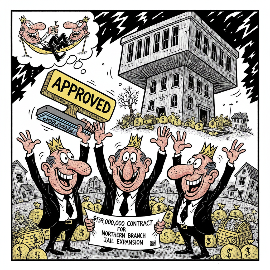 JAIL EXPANSION BOONDOGGLE: SUPES VOTE FOR $139 MILLION 'REHAB' RESORT!