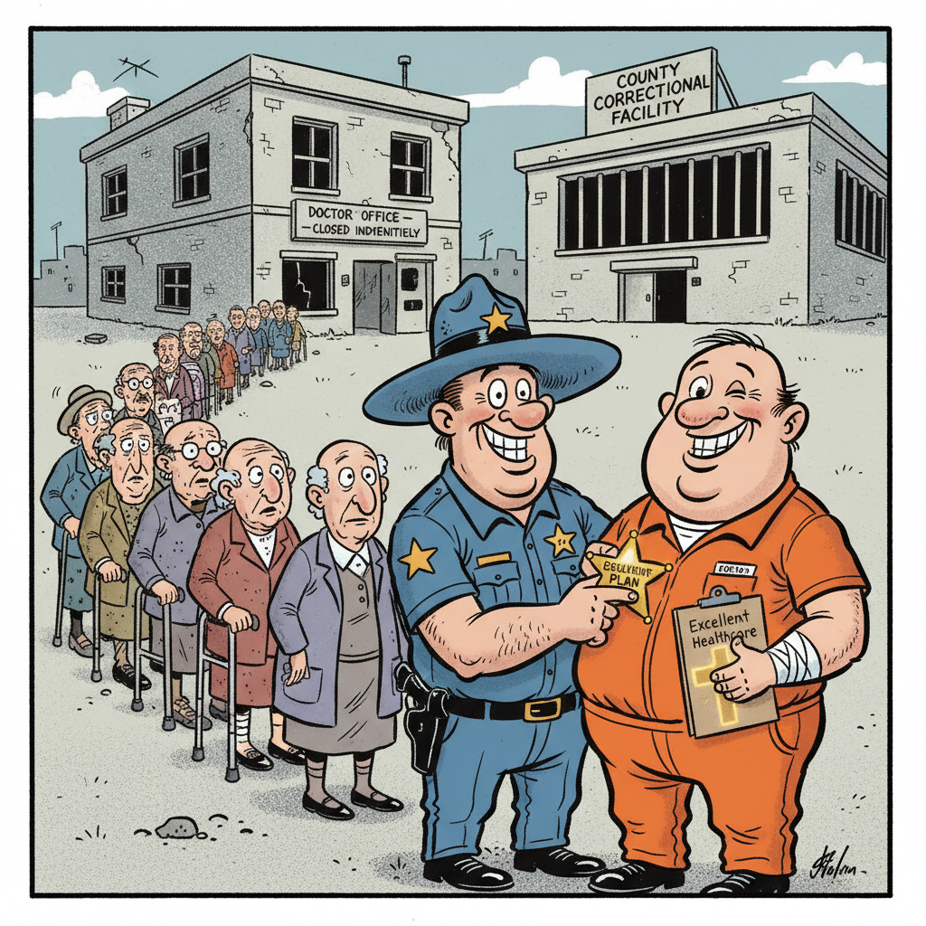JAIL'S HEALTH CARE GETS A GOLD STAR: WHAT ABOUT OUR OWN?!