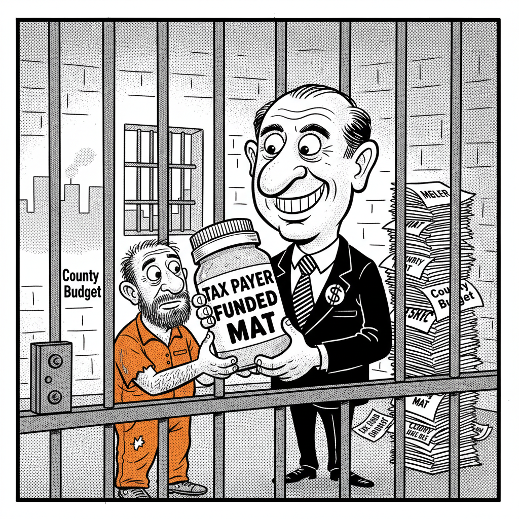 JAIL'S NEW DRUG SOLUTION: MORE DRUGS! TAXPAYER-FUNDED ADDICTION CONTINUES