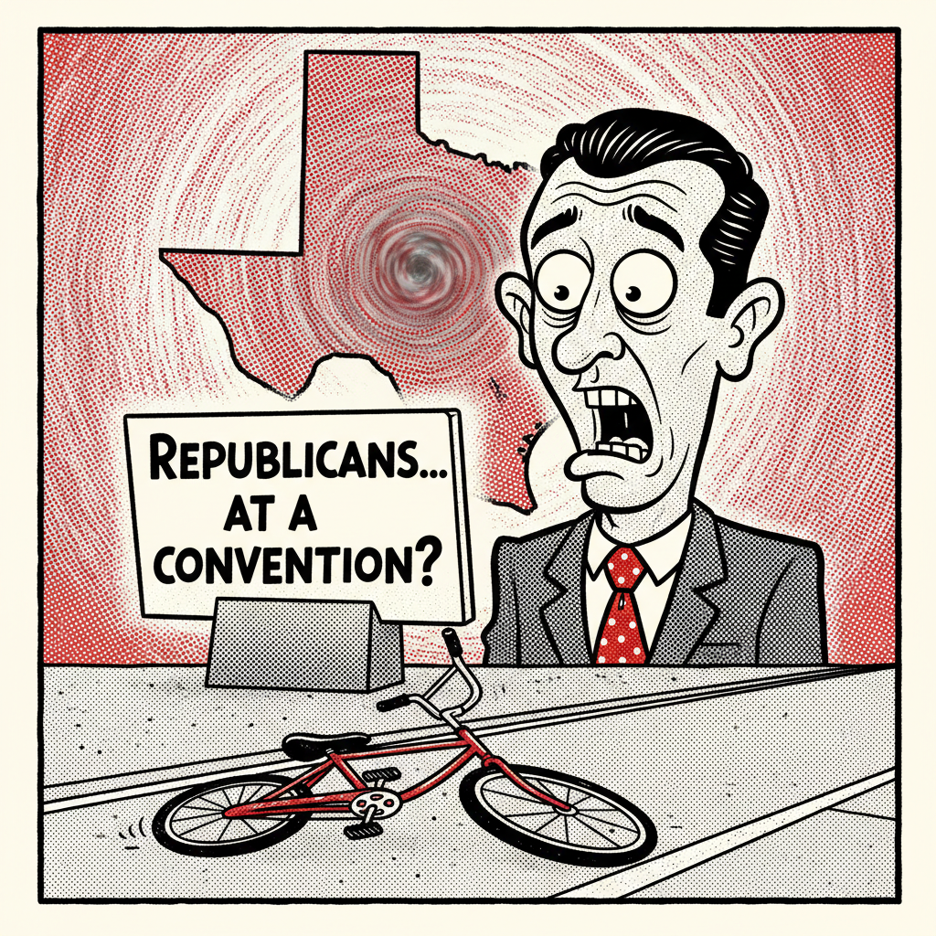 KEYT SHOCKED! REPUBLICANS GATHER, DEFYING NEWSROOM ORACLES