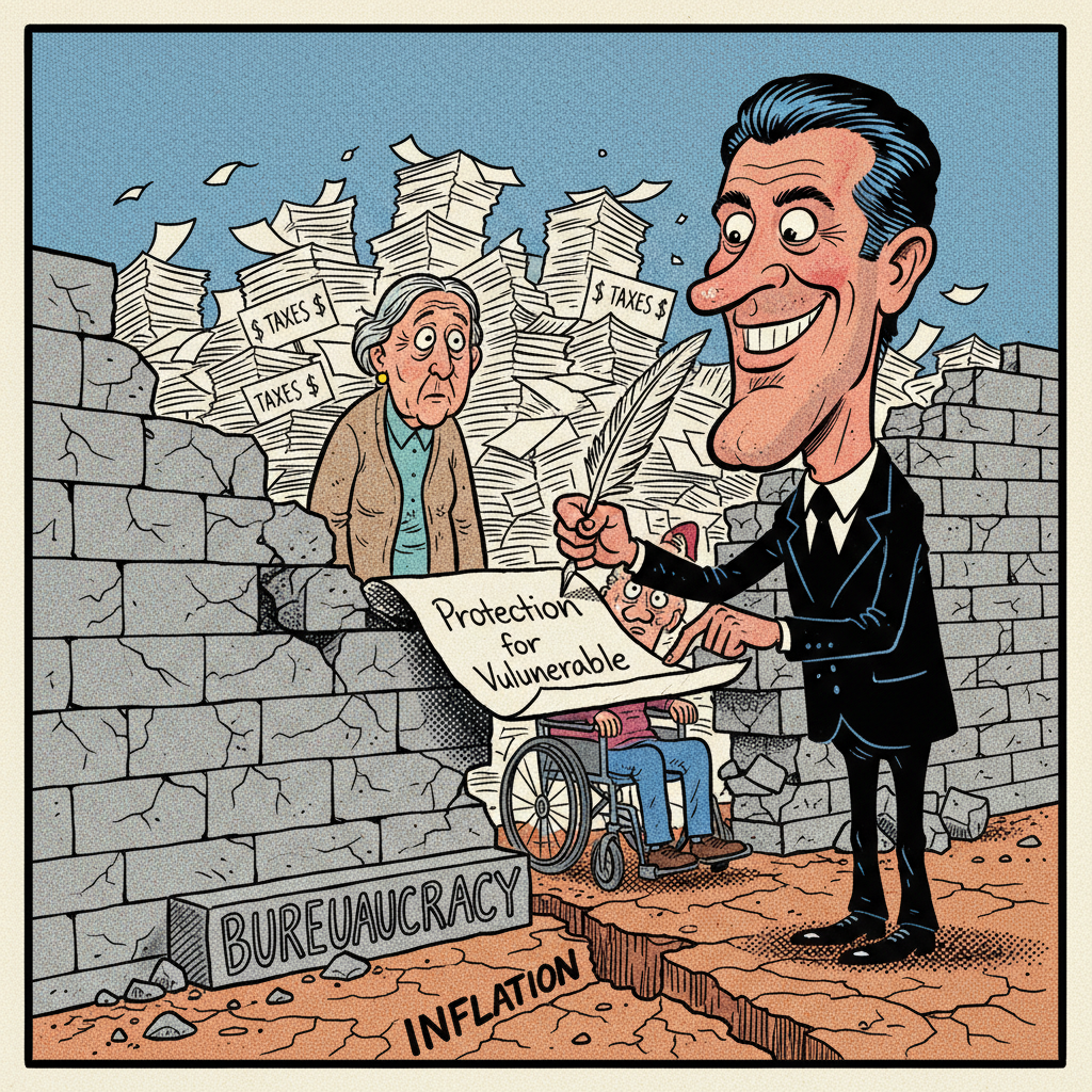 L.A. GOVERNOR 'PROTECTS' AGING & DISABLED... FROM HIS OWN PARTY'S TAXES?!