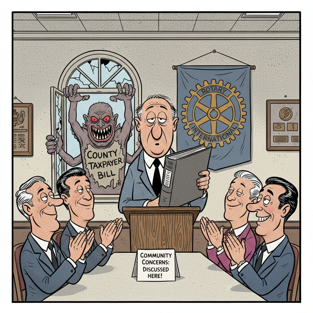 LEE'S 'CONCERNS' MEETING: MORE ROTARY THAN REVOLUTION