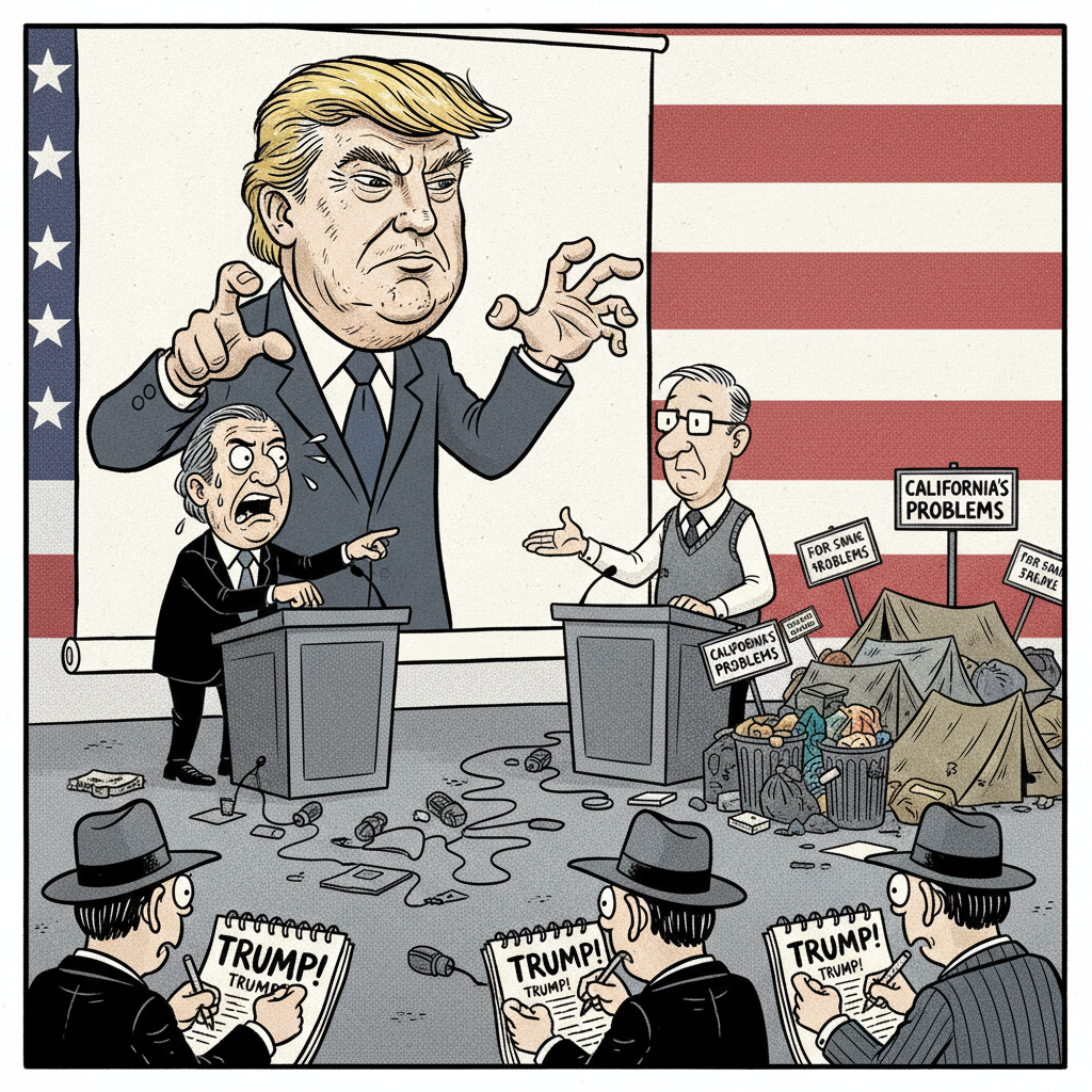 LEFTIST GUBERNATORIAL HOPEFUL TRUMP-DERANGED: HILTON SAVES CALIFORNIA FROM WOKE